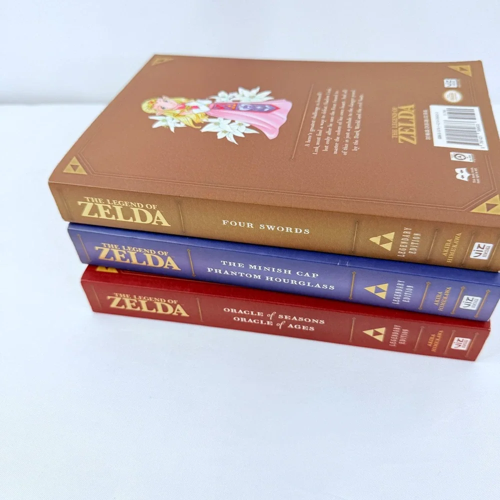 Legend of Zelda Legendary Edition Manga Set 3 Volumes Akira Himekawa Viz Media